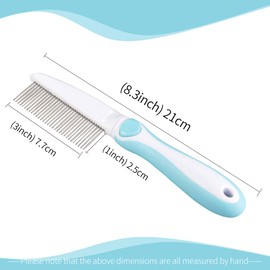 Dog & Cat Combs For Grooming Long Haired Cats & Dogs - Top Pet Detangler Brush For Long & Curly Hair - Comb Removes Tangles and Knots - Perfect DIY Pet Groom Tool