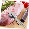 OHPHCALL 1Pc Stainless Steel Meat Tenderizer Tool Wheel Design for