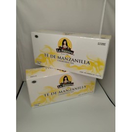 la pastora 2 cajas de te de manzanilla la pastora con 100 sobres cada caja
