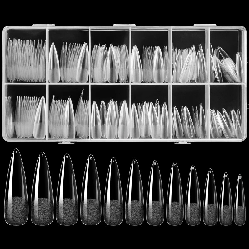 Tip Completo De Gel Uña Postiza Soft Gel 240pcs Manicure