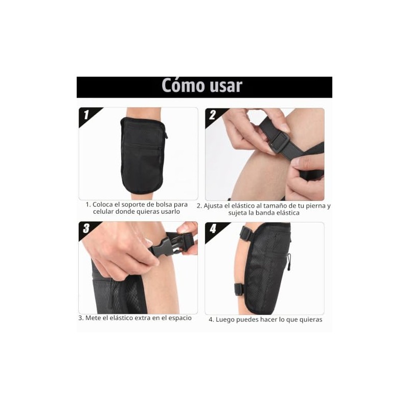 Xuniea - Paquete de 2 soportes para teléfono celular, banda