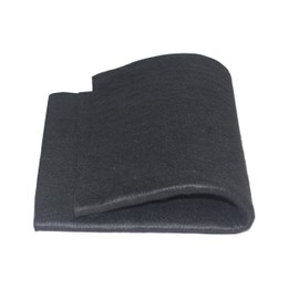 WISAUTO High Temp 12"X24"X1/4'' 6MM Thickness Felt Carbon Fiber Welding Blankets Black (12''x24''x1/4'')
