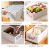 6 Pack Linen Storage Bins, Foldable Storage Boxes, Portable Wardrobe