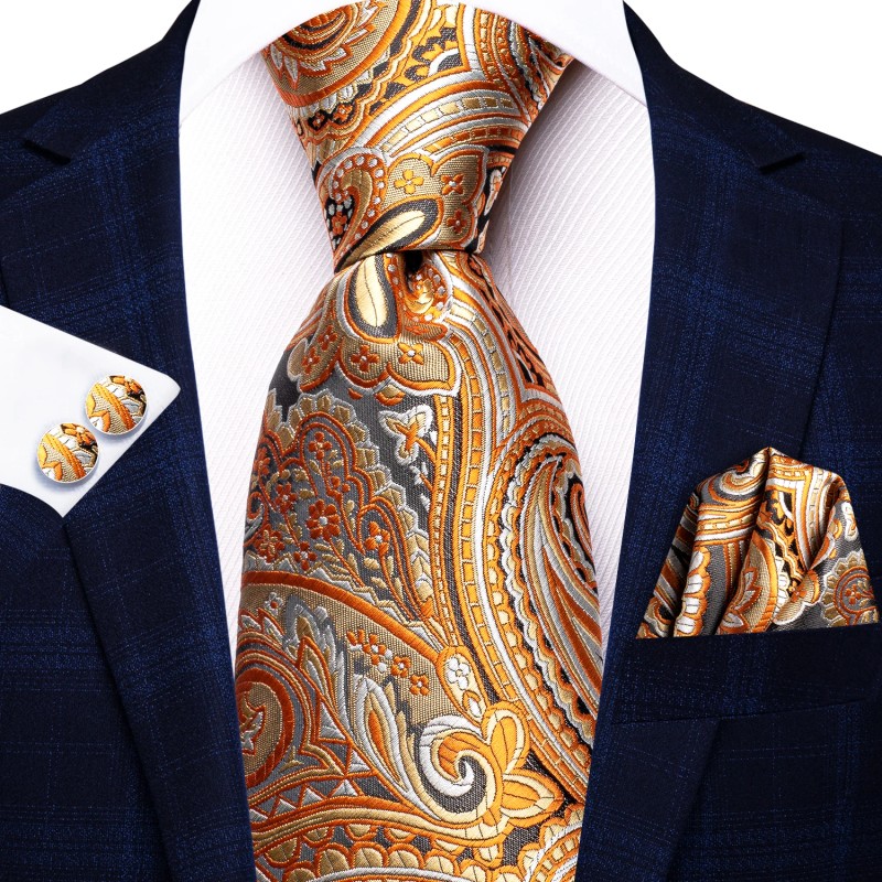 Free Shipping Men's Tie Classic Wedding Necktie and Pocket Square