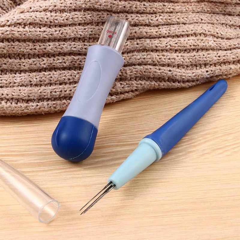 Needle Felting,Needle Felting Tool with 3 Needles and Punch Style