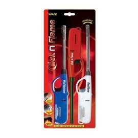 Click n Flame Multi Purpose Lighter - 3 Pack - Flexible Shaft - Multi Purpose - Wind Resistant Lighters