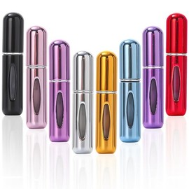 perfumeros de bolsillo rellenables - Juego de 8 Piezas con Contenedores Multicolor