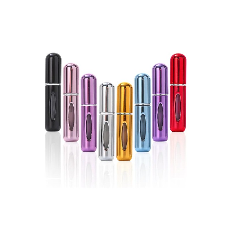 perfumeros de bolsillo rellenables - Juego de 8 Piezas con