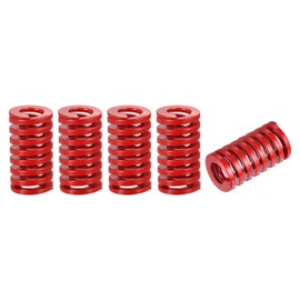 uxcell 3D Printer Die Spring, 5pcs TM 22mm OD 40mm Long Spiral Stamping Medium Load Compression Mould Die Springs for 3D Printer Electric Part, Red