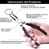 Juego de 4 Alicate de Anillo a Presión, Pinzas Craftsman,
