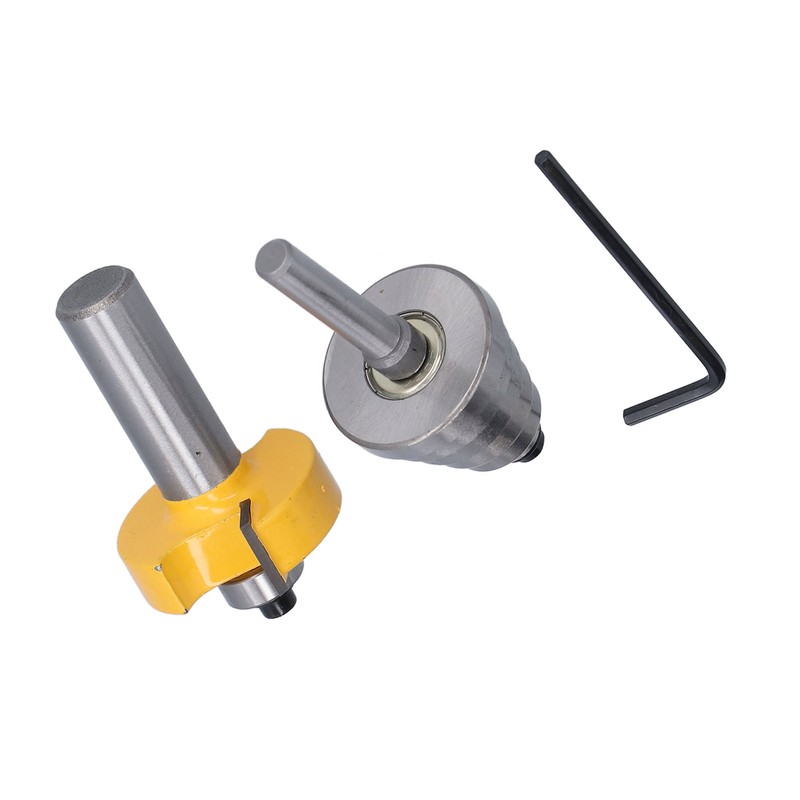 1/2in Router Bit 6 Bearing Slot Cutter for Multiple Depth