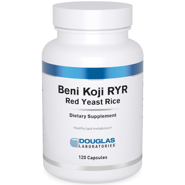 Douglas Laboratories - Beni Koji Red Yeast Rice - Fermented Red Yeast Rice to Support Healthy Blood Lipid Levels - 120 Capsules