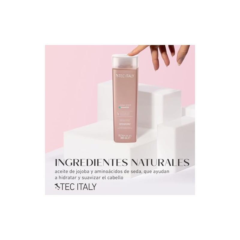 TEC ITALY Lumina Silver Shampoo 300 ml Shampoo para Cabello