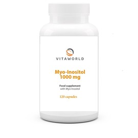 3 Pack Vita World Myo Inositol 1000mg 3 x 120 Capsules Made in Germany Vegan