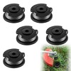 Wzenclave 5pcs Replacement Trimmer Spool Compatible with Hyper Tough,Weed Eater
