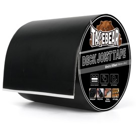 TAPEBEAR Joist Tape 6"×50', Deck Joist Tape Butyl Sealant Joist Flashing Tape for Decking, Waterproof Anti-Corrosion Weather Resistant Tape for Wood Decks Beams Rim, Roof