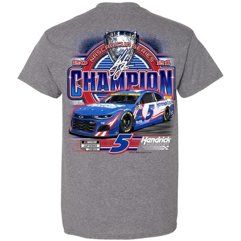 Champion Kyle Larson 2021 NASCAR Series Cup Champion Hendrick Motorsports