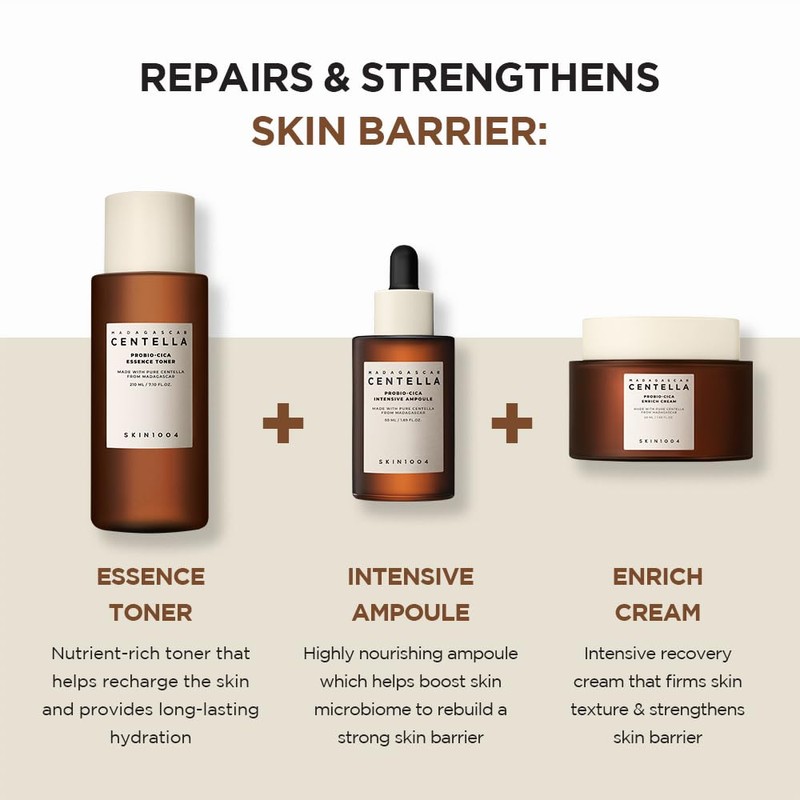 SKIN1004 MADAGASCAR CENTELLA PROBIO-CICA AMPOULE | PROBIO SHICA INTENSIVE AMPOULE