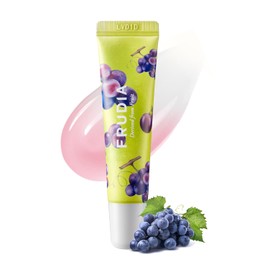 WELCOS FRUDIA Grape Honey Chu Lip Essence – Bálsamo labial coreano para hombres y mujeres | Tubos de bálsamo labial orgánico para el cuidado de los labios | Essence Lip Oil hidratante labial para labios muy secos (0.33 onzas líquidas)