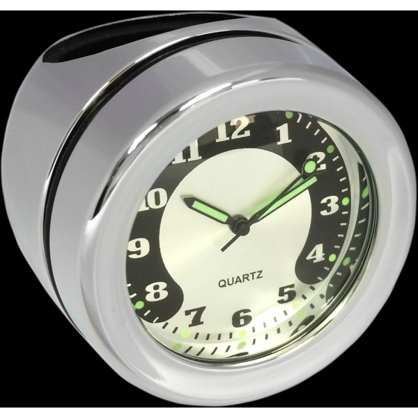 DRAG SPECIALTIES Handlebar Mount Clock Chrome For 1.25" Bar