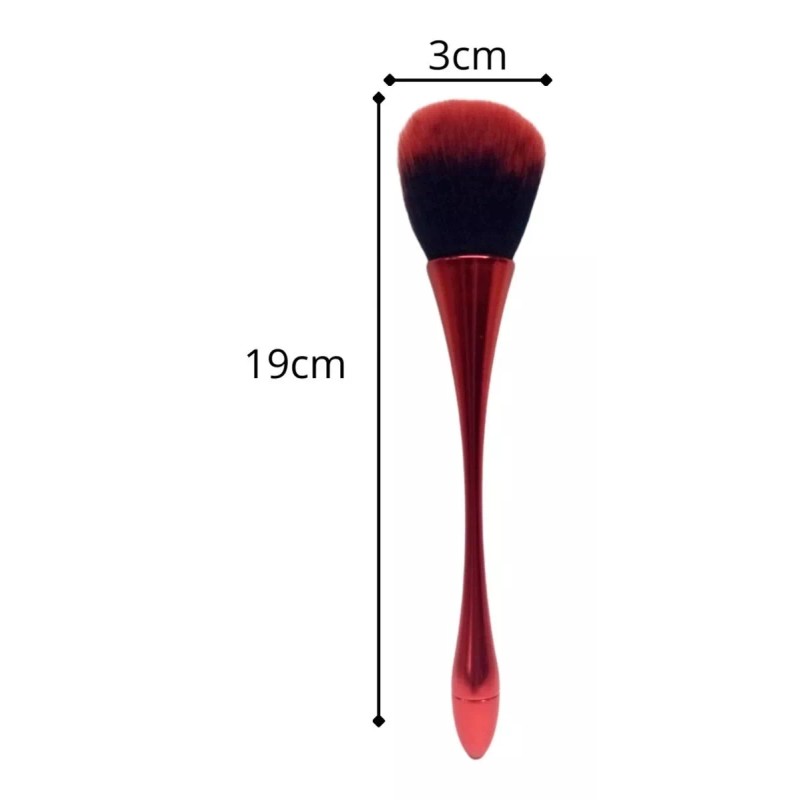 Cosmetic Brush Brocha Para Maquillaje Aplicacion De Polvo Cerdas Suaves