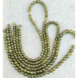 Natural Grossular Garnet roundelle faceted Beads 5-5.5mm 16 inch long string jewelry making gemstone beads for necklace bracelet