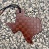 Air Flair | Leather Car Air Freshener | Texas Shape | Checkered (Cowboy Cologne)