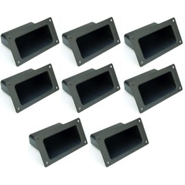 Adam Hall 8 x 3401 Plastic Shell Handle 133 x 68 mm Black Box Handle Carry Handle