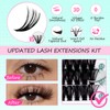 DIY Lash Extension Kit FADVAN 280pcs Lash Clusters Eyelash Extension
