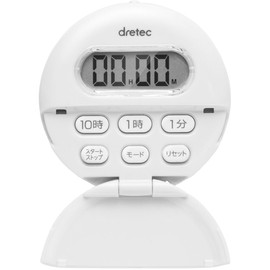 dretec T-558WT Vibe Timer with Clip, White
