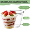 Artpreti 50 Pack 9 oz Clear Plastic Cups - Disposable