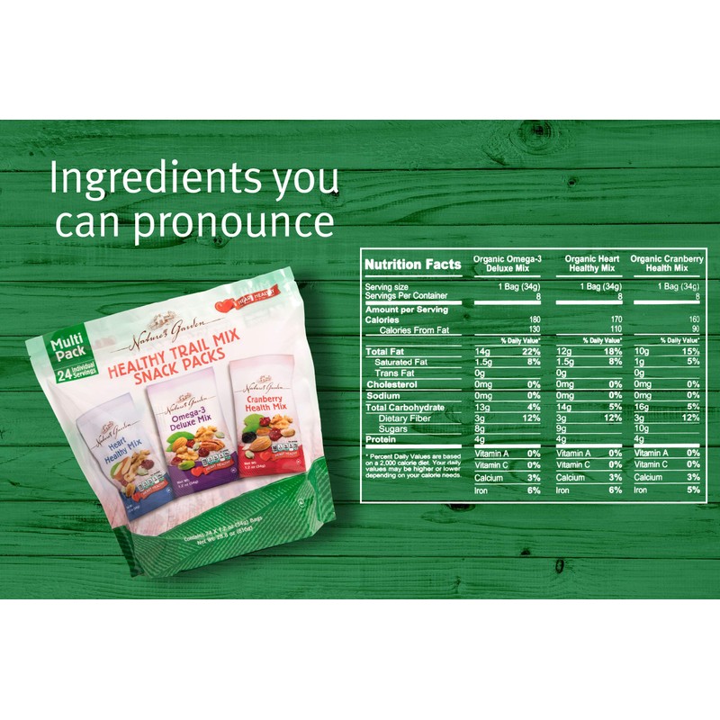 Nature's Garden Healthy Trail Mix Snack Pack - 28.8 oz