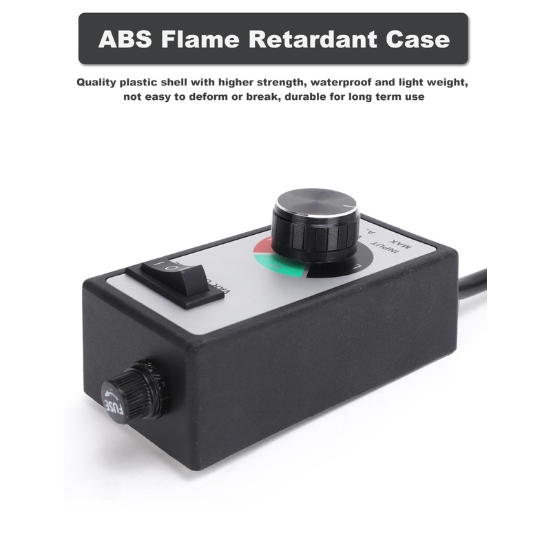 Fan Speed Controller, Variable Speed Switch Controller Adjuster Electric Motor