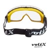voltX DEFENDER COMPACT indirect ventilated Safety Goggles, CLEAR lens with