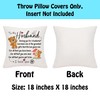 Hardeson To My Husband Birthday Gifts, Cushion Covers Gifts for