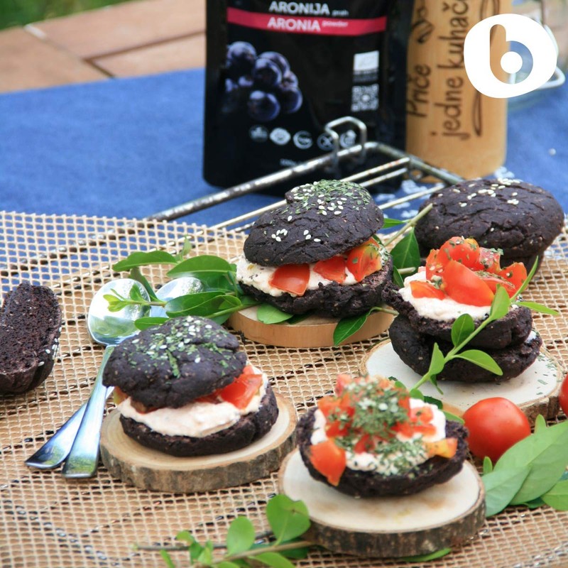 Organic Aronia Berry Powder - Black Chokeberry Supplement High in