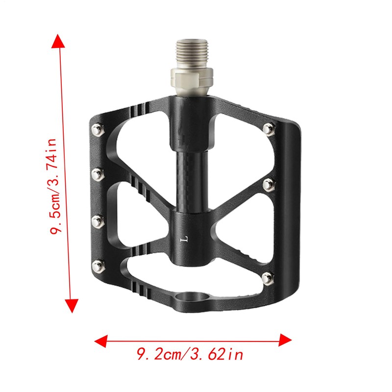 Pedals for Bike,Aluminum Alloy Flat Pedals - Sealed Bearings, Anti-Slip