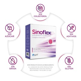 Kit 3 Pzs Sinoflex, Colágeno Hidrolizado Con 90 Sobres Sin Sabor