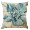 BCKAKQA Throw Pillow Covers Set of 4 Navy Blue Cushion