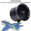 EDF 70mm 12-Blade Fan Propeller with Starting Motor for RC