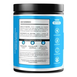 Creatina Monohidratada D-mon En Polvo 500g Varios Sabores Natural