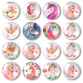 Hagao Refrigerator Magnets Unicorn Fridge Magnet Best Housewarming for Home Decorations 1 Inch 20 pcs Random