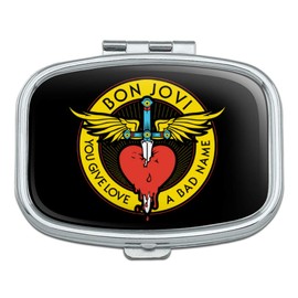 Bon Jovi You Give Love a Bad Name Rectangle Pill Case Trinket Gift Box