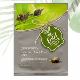엔텔 1일1팩 달팽이 모공팩 마스크팩x10팩 수분팩 시트팩 피부진정 마스크팩 Entel 1 Day 1 Pack Snail Pore Mask Pack x10 Packs Hydrating Sheet Mask Skin Soothing Mask Pack