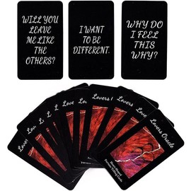 Love Oracle Cards,80 Love Tarot Cards Twin Flame Oracle Deck,Love Oracle Cards Deck Make Love Romantic,Tarot Cards with Message on Them Oracle Cards