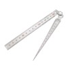 Milageto Taper Gauge Measuring Tool Stainless Steel Easy to Read
