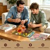 3D Wooden Puzzles for Adults,195PCS Wild Camping Miniature House Kit