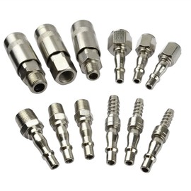 Air Line Hose Compressor Fitting Connector Quick Release Set 1/4 inch 3/8 BSP AT360