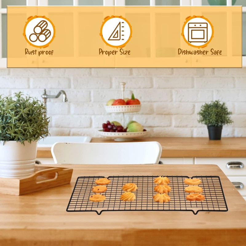 Harloon 6 Pieces Cooling Racks for Cooking and Baking Oven
