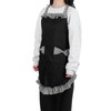 Bowknot Apron Multifunctional Cooking OilProof Waterproof Antifouling Apron for Kitchen(Black